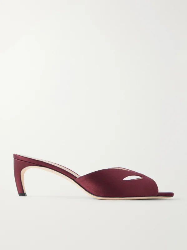 Victoria Beckham Harlow Mask 55 Satin Sandals