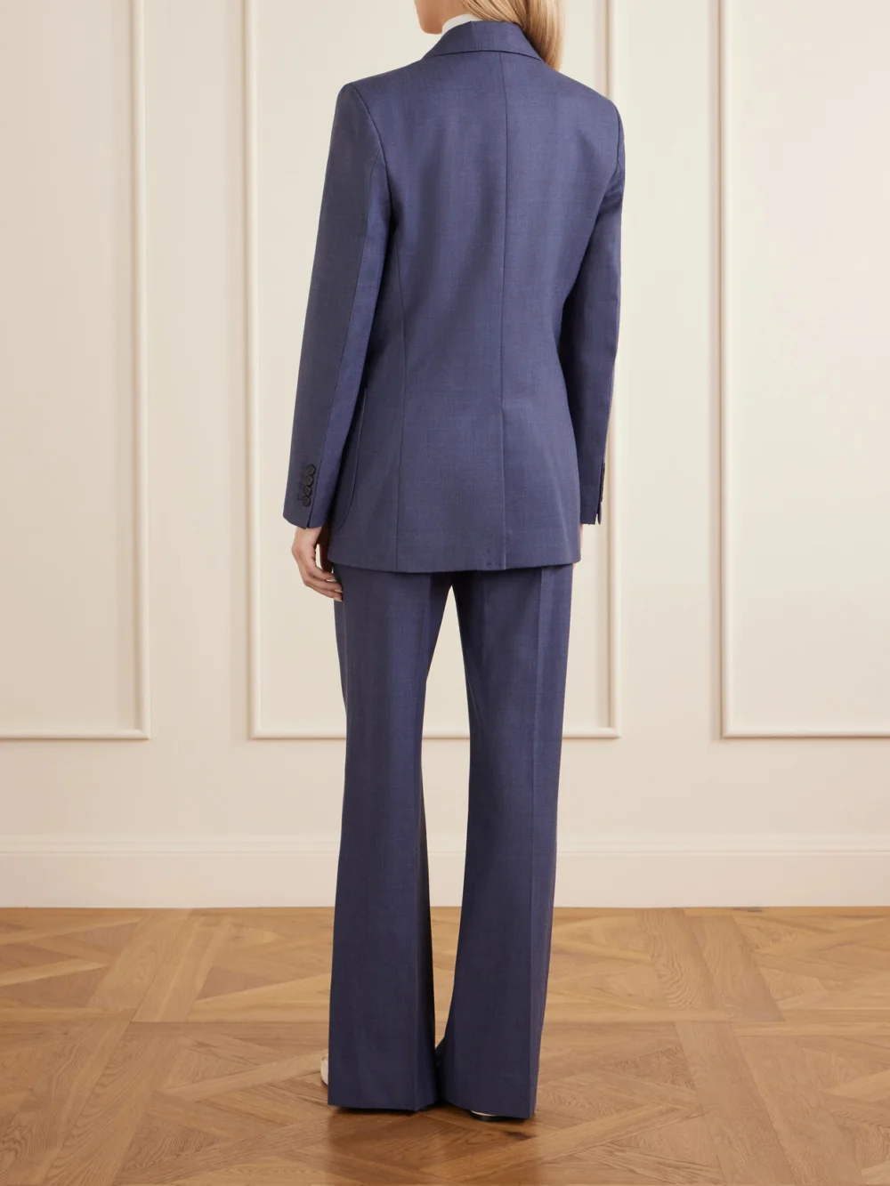 Back view of the Victoria Beckham Katherine Twill Blazer