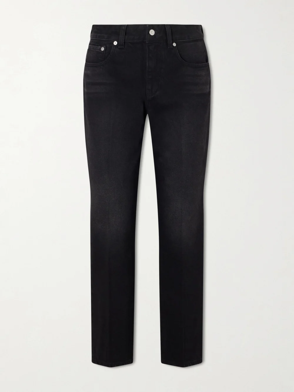 Victoria Beckham Low-rise Straight-leg Jeans in black