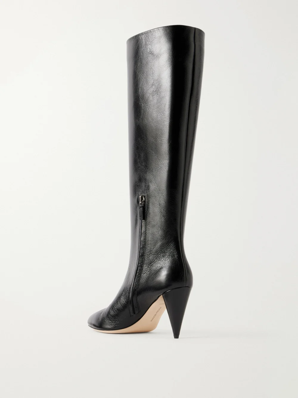 Back view of the Victoria Beckham Maverick 80 Leather Knee Boots