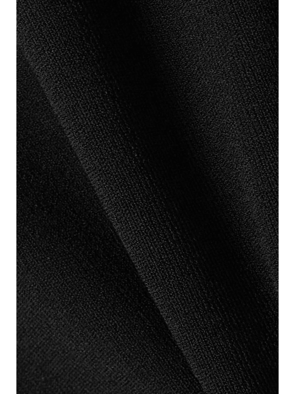 Close-up detail of the Victoria Beckham One-shoulder Stretch-knit Top