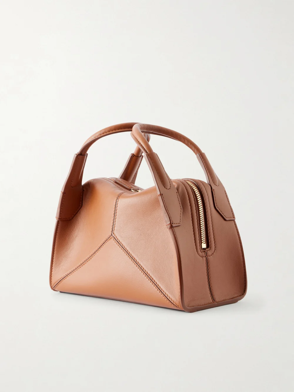 Back view of the Victoria Beckham Plié Mini Leather Shoulder Bag