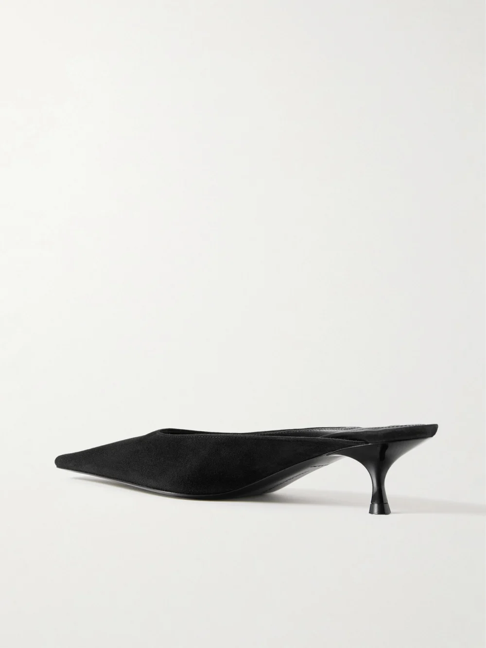 Back view of the Victoria Beckham Sloan Suede Mules