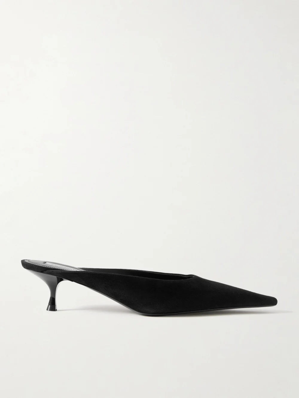 Victoria Beckham Sloan Suede Mules in black