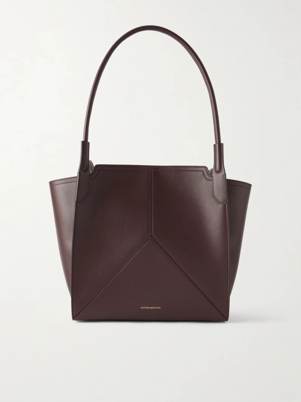 Victoria Beckham The Victoria Leather Tote in burgundy