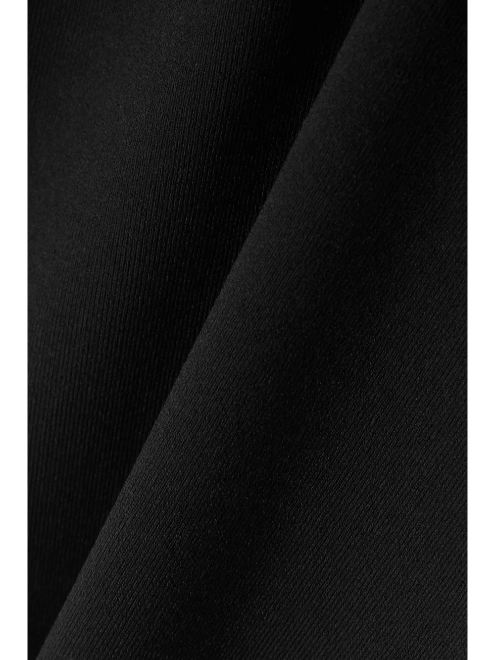 Close-up detail of the Victoria Beckham Vb Body Pointelle-trimmed Stretch-knit Mini Dress