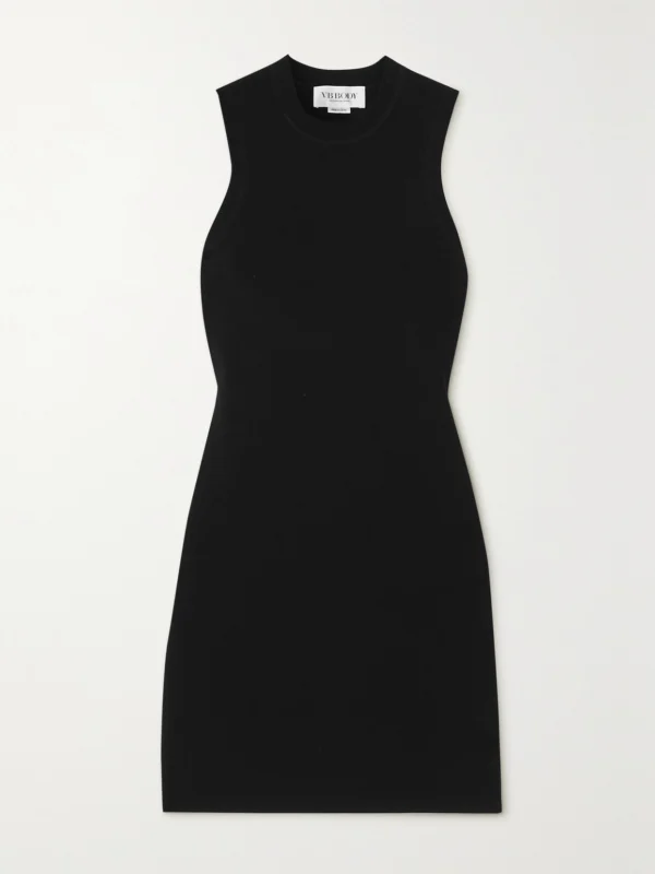 Victoria Beckham Vb Body Stretch-knit Mini Dress