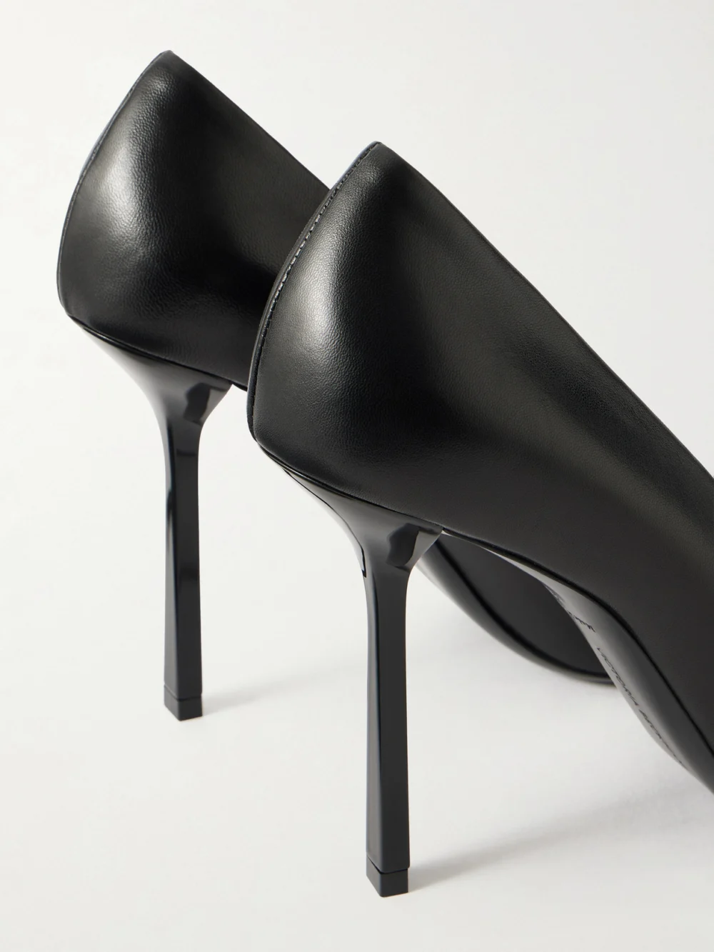 Close-up detail of the Victoria Beckham Victoria Leather Pumps