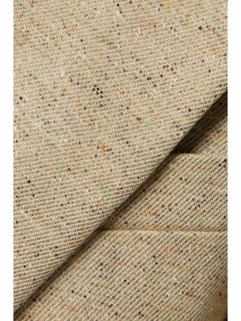 Close-up detail of the Victoria Beckham Wool-blend Twill Blazer