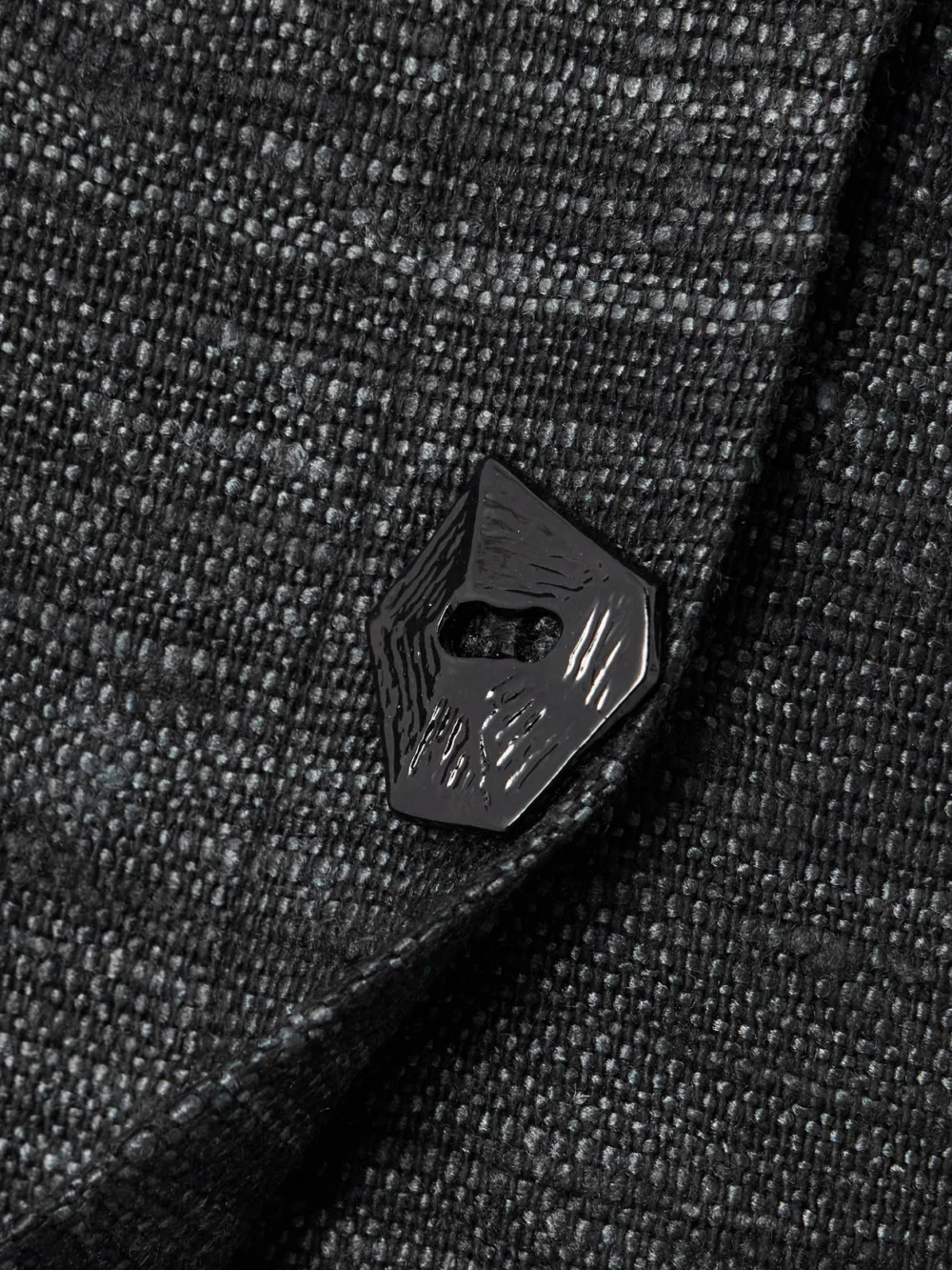 Close-up detail of the Violante Nessi Corot Silk-tweed Midi Skirt