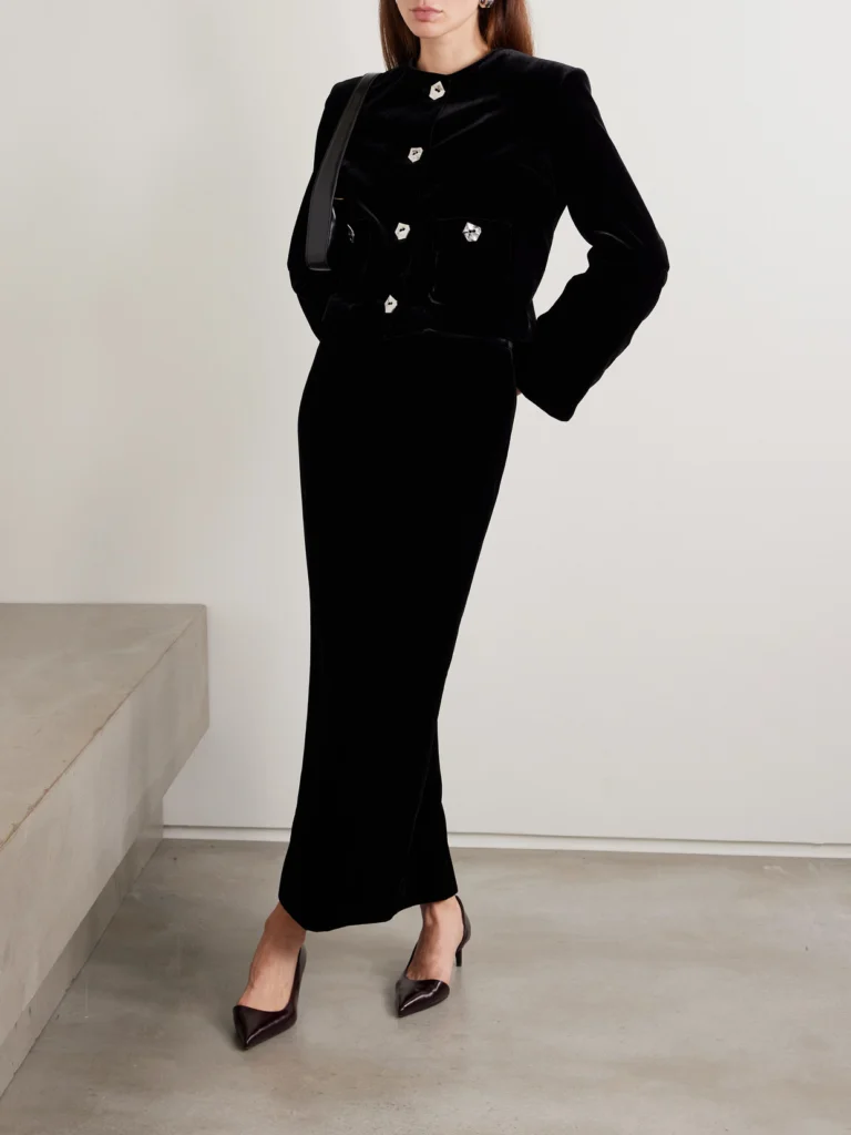 Violante Nessi Kelly Velvet Jacket