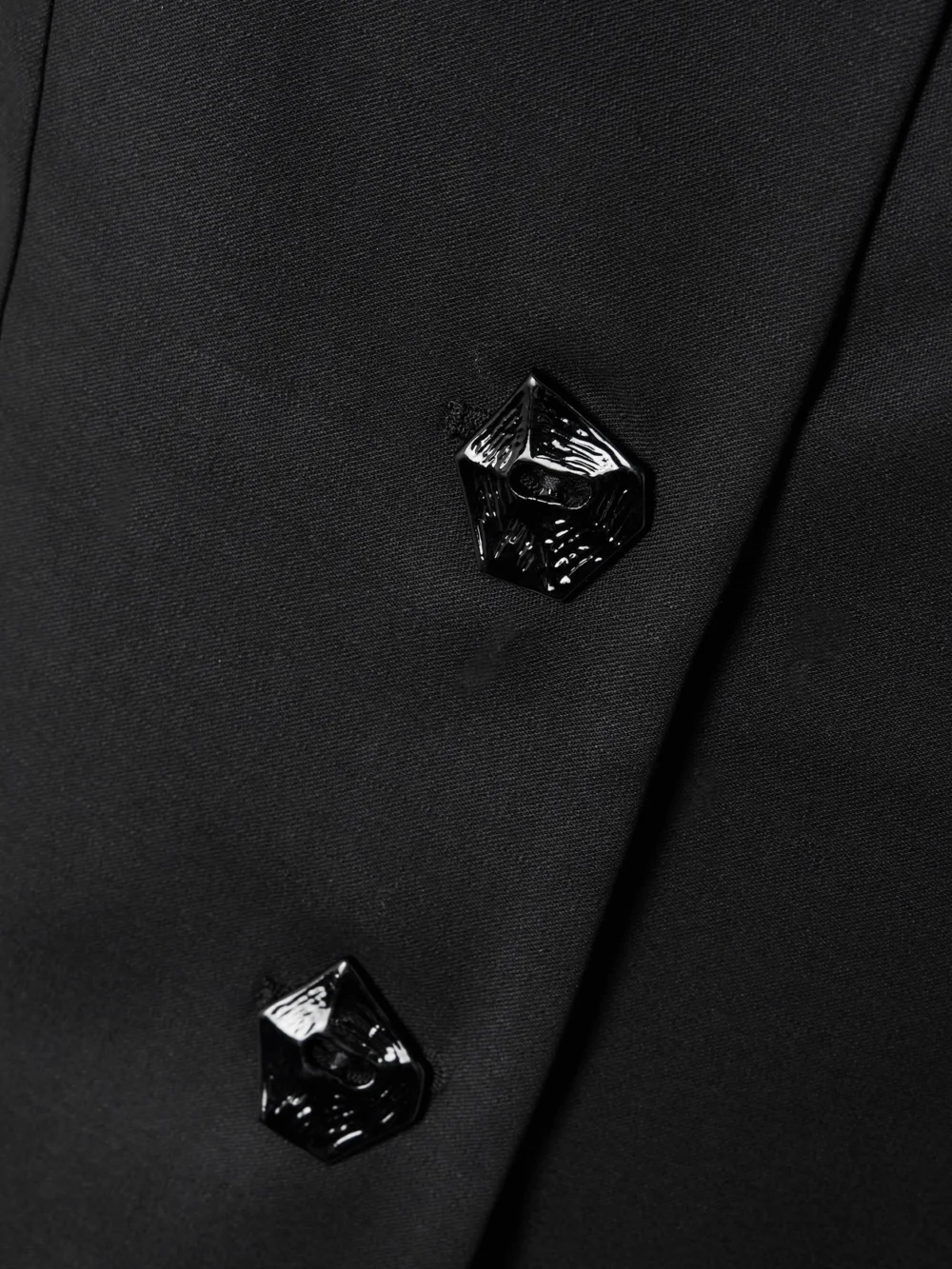 Close-up detail of the Violante Nessi L'eclaireur Wool-blend Blouse