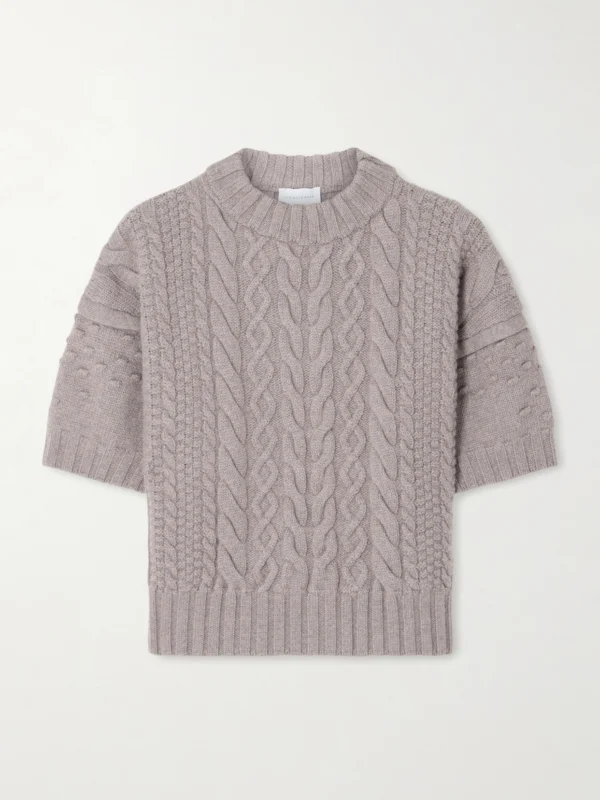 Violante Nessi Ruscha Cable-knit Wool Sweater