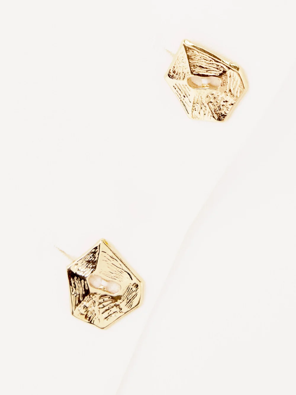 Close-up detail of the Violante Nessi Serrier Crepe Blouse