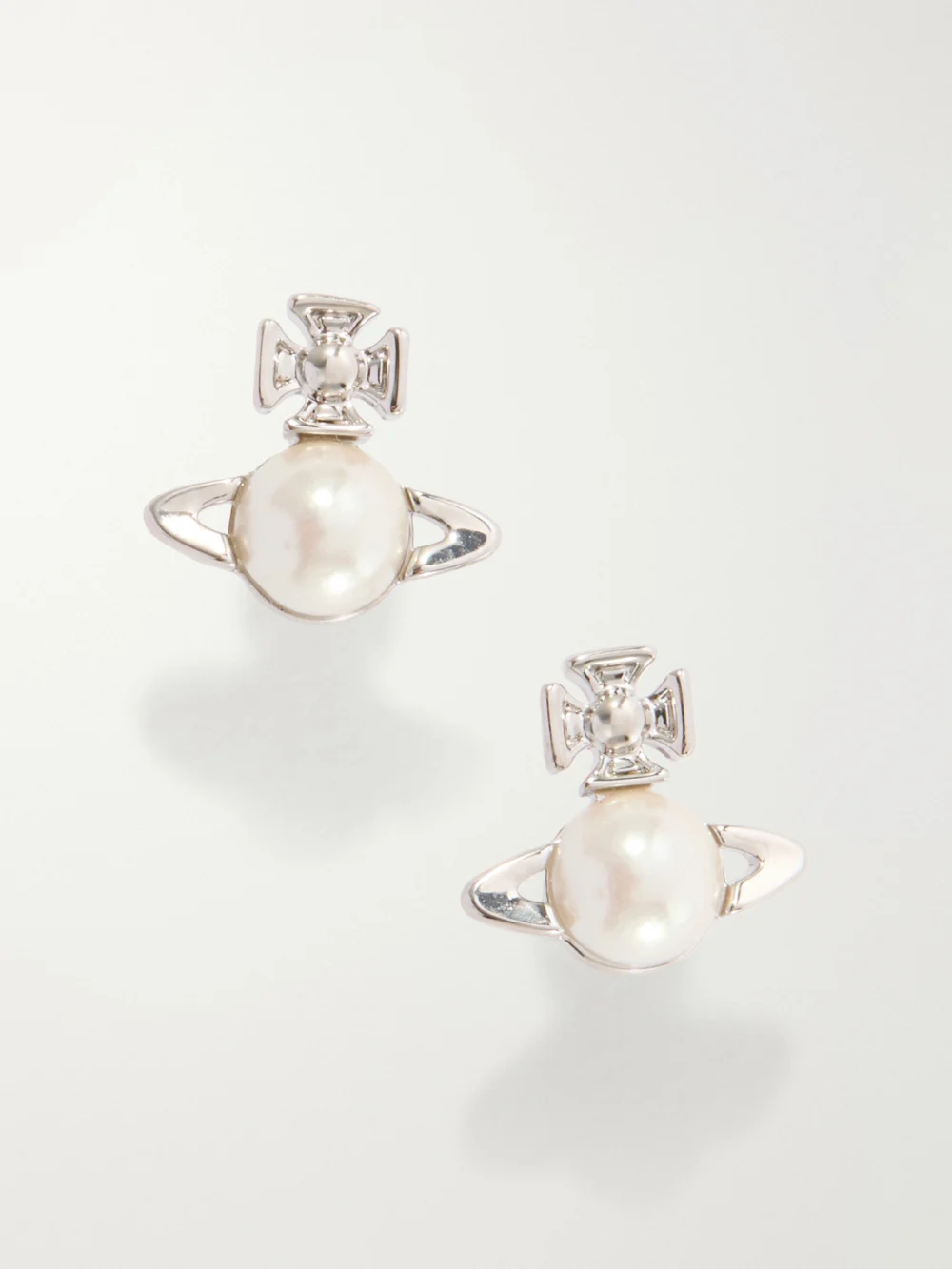 Vivienne Westwood Balbina Silver-tone and Bead Earrings