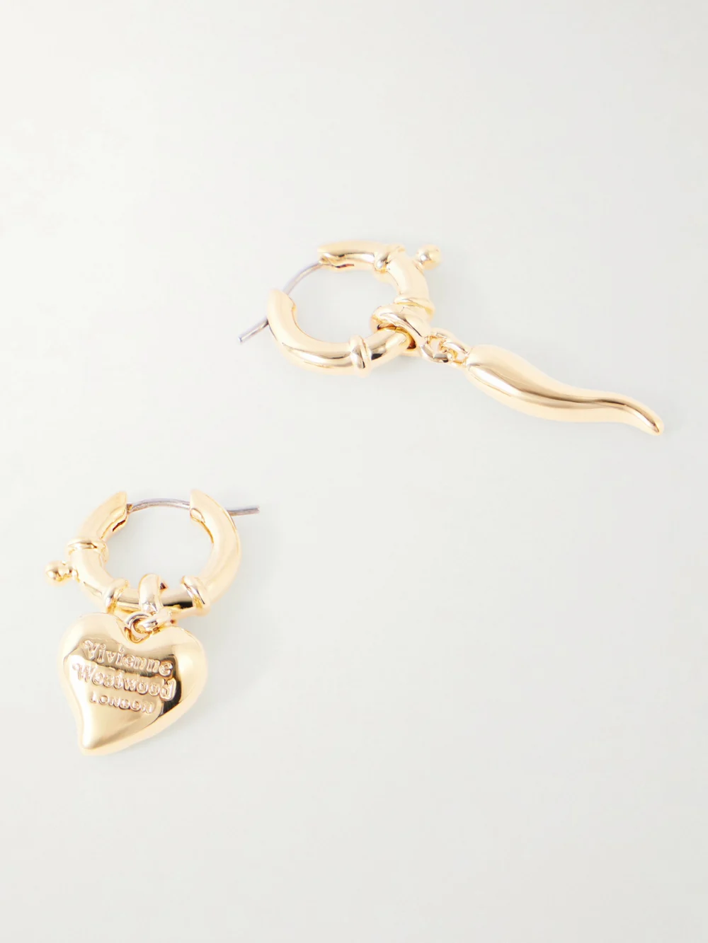 Back view of the Vivienne Westwood Della Gold-plated Earrings