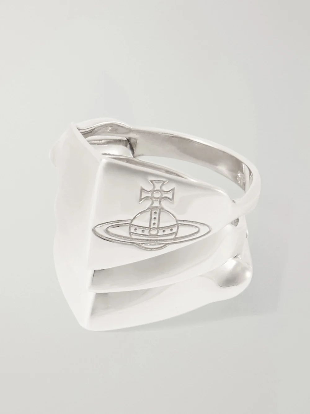 Vivienne Westwood Knuckleduster Sterling Silver Ring in xs