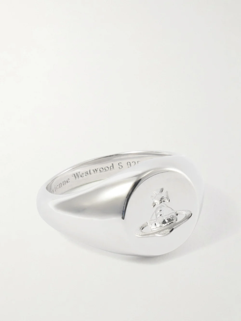 Vivienne Westwood Sigillo-debossed Recycled Silver Ring in m