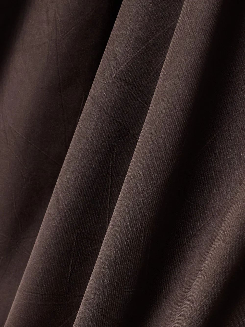 Close-up detail of the Vivienne Westwood Susana Strapless Draped Crinkled-satin Mini Dress