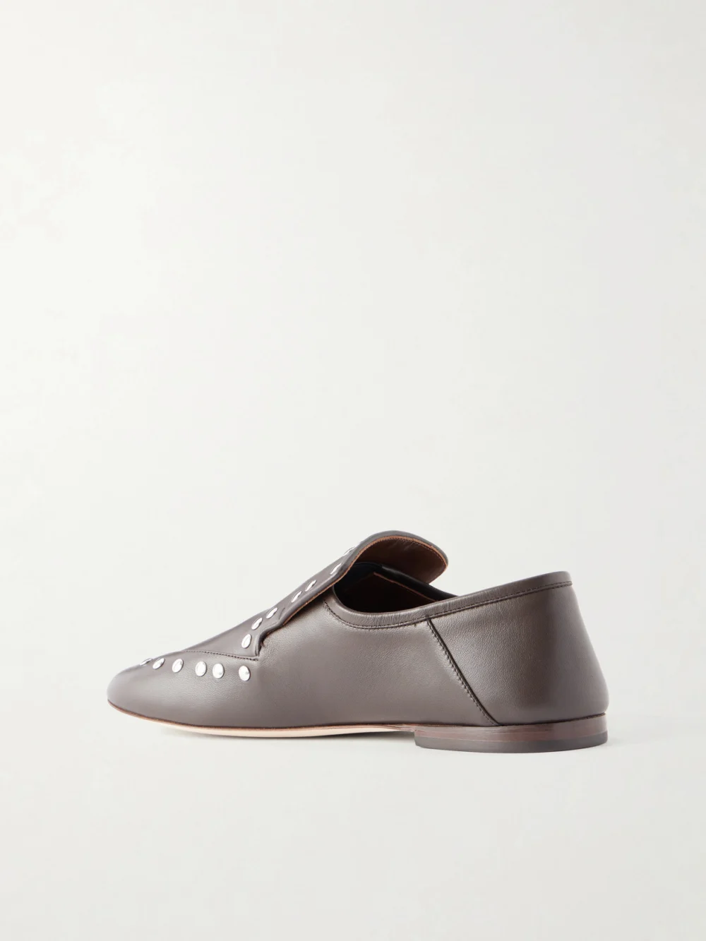 Back view of the Wales Bonner Dakar Studded Leather Loafers