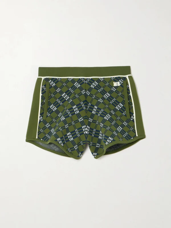 Wales Bonner Power Embroidered Jacquard-knit Shorts