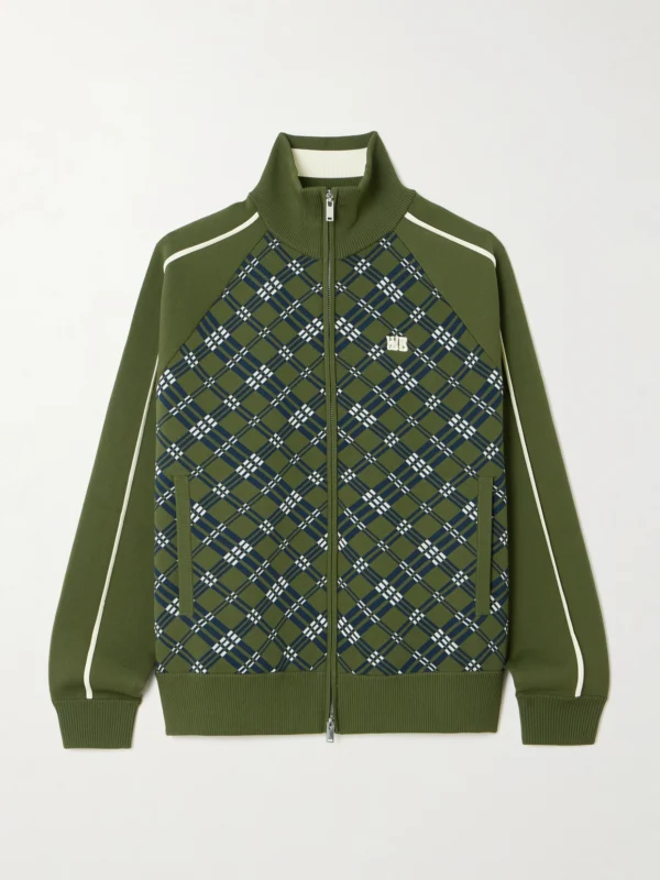 Wales Bonner Power Embroidered Stripes Jacquard-knit Track Jacket