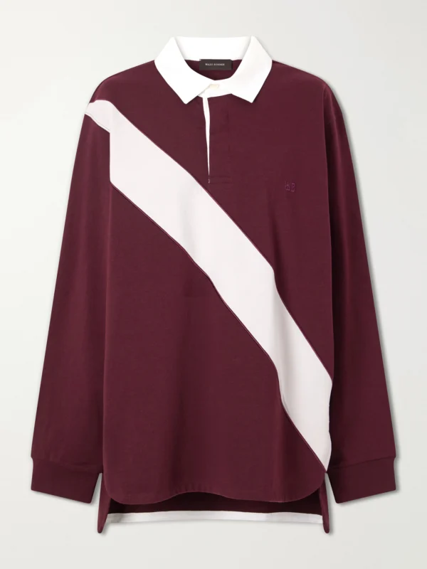 Wales Bonner Prism Cotton-jersey Polo Shirt