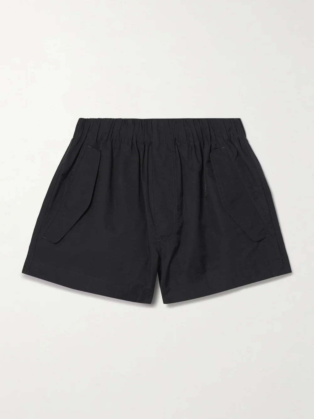WARDROBE.NYC Beach Cotton-blend Shell Shorts in black