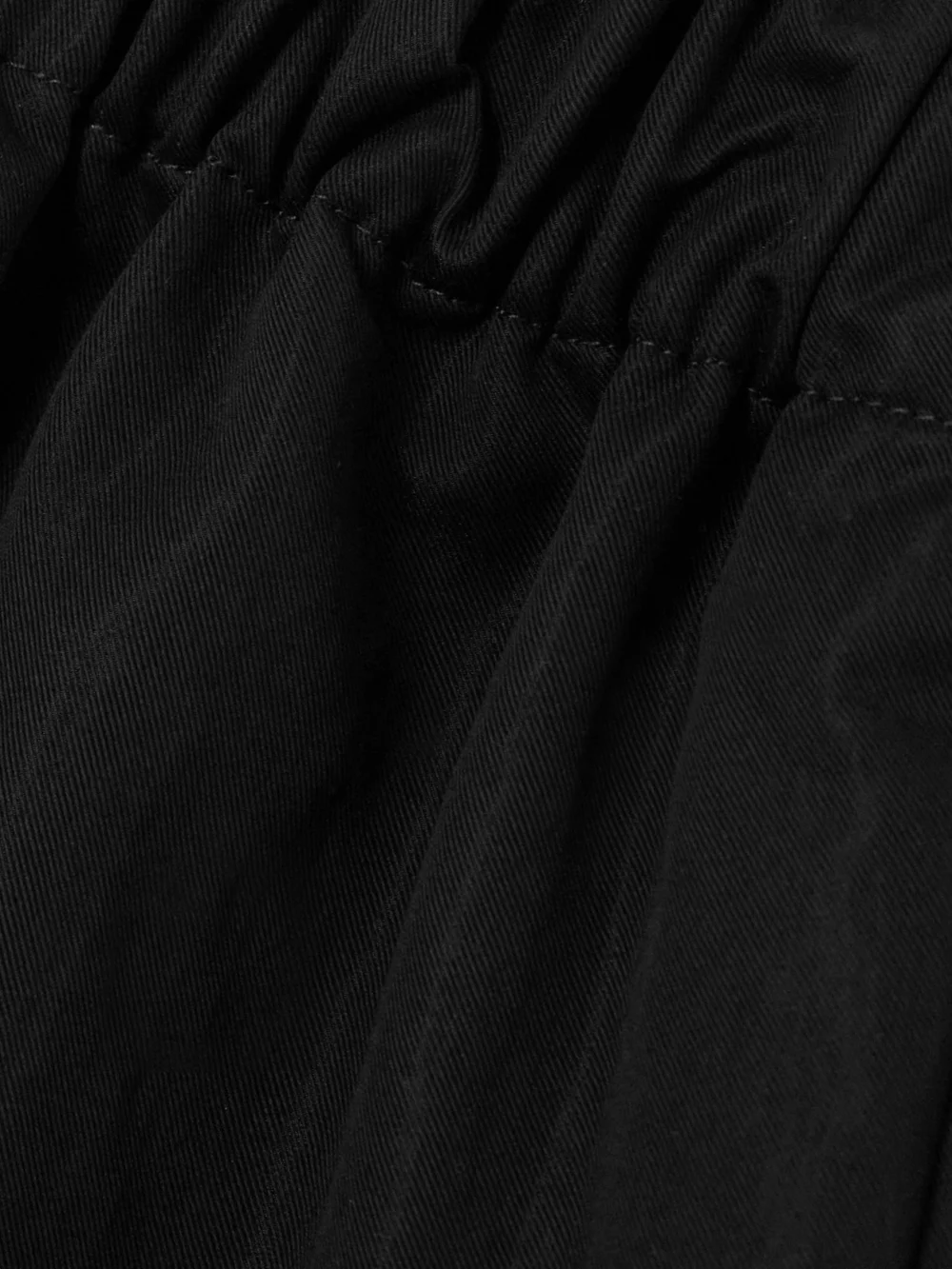 Close-up detail of the WARDROBE.NYC Cotton-blend Shorts