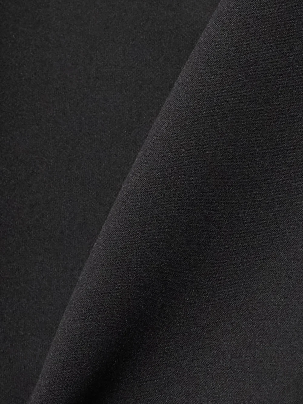Close-up detail of the WARDROBE.NYC Cropped Stretch-ponte Straight-leg Pants