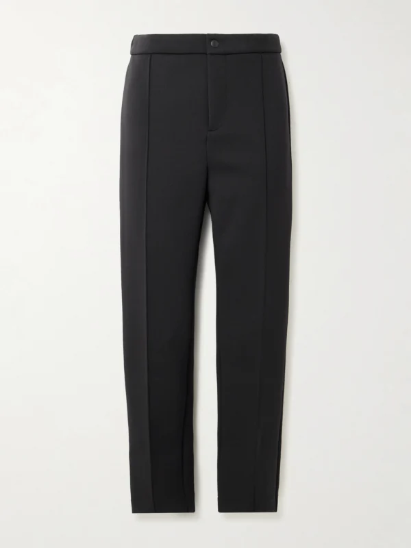WARDROBE.NYC Cropped Stretch-ponte Straight-leg Pants