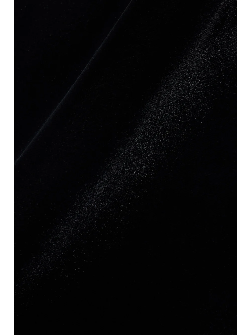 Close-up detail of the WARDROBE.NYC Strapless Velvet Mini Dress