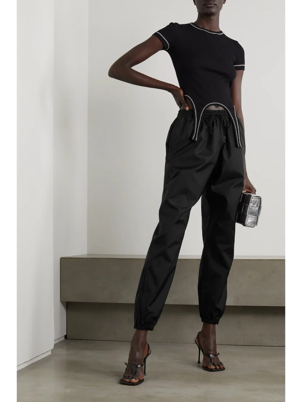WARDROBE.NYC Utility Shell Pants, worn by a model