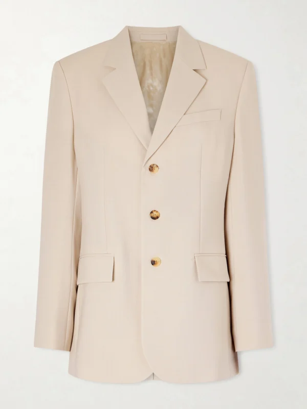 WARDROBE.NYC Wool-crepe Blazer