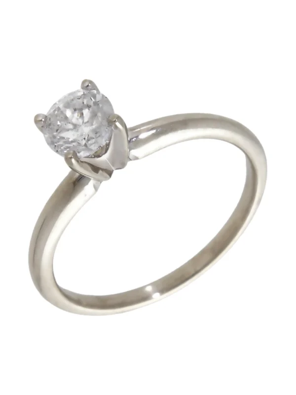 William May 14ct White Gold 0.66ct Diamond Solitaire Ring