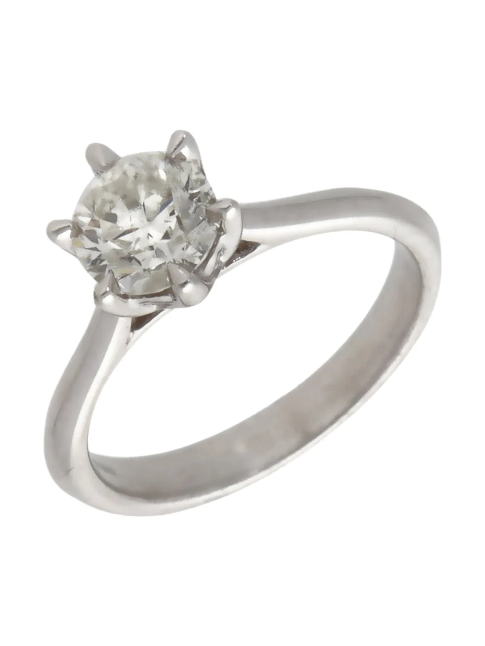 William May 14ct White Gold 1.00ct Diamond Solitaire Ring