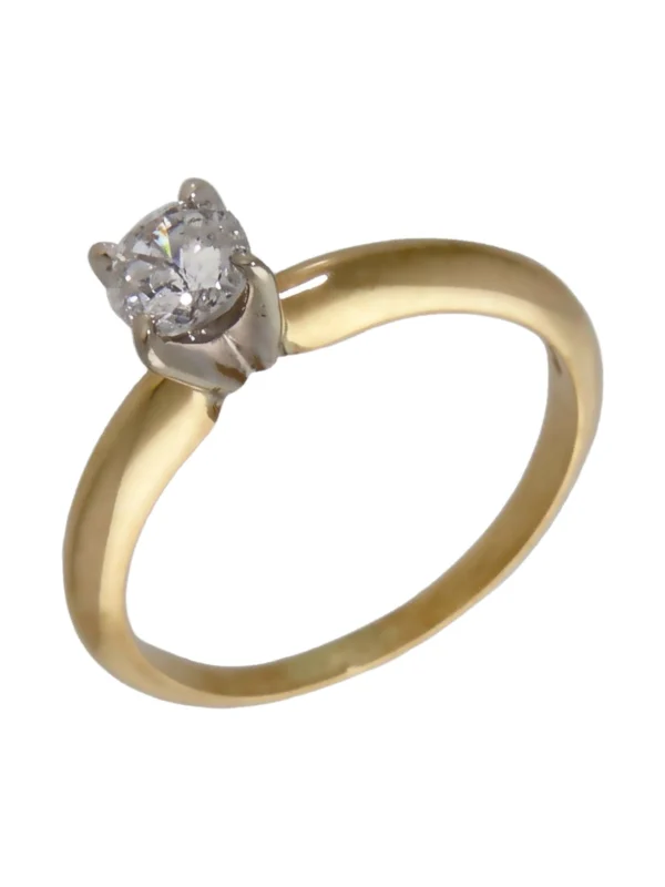 William May 14ct Yellow Gold 0.40ct Diamond Solitaire Ring