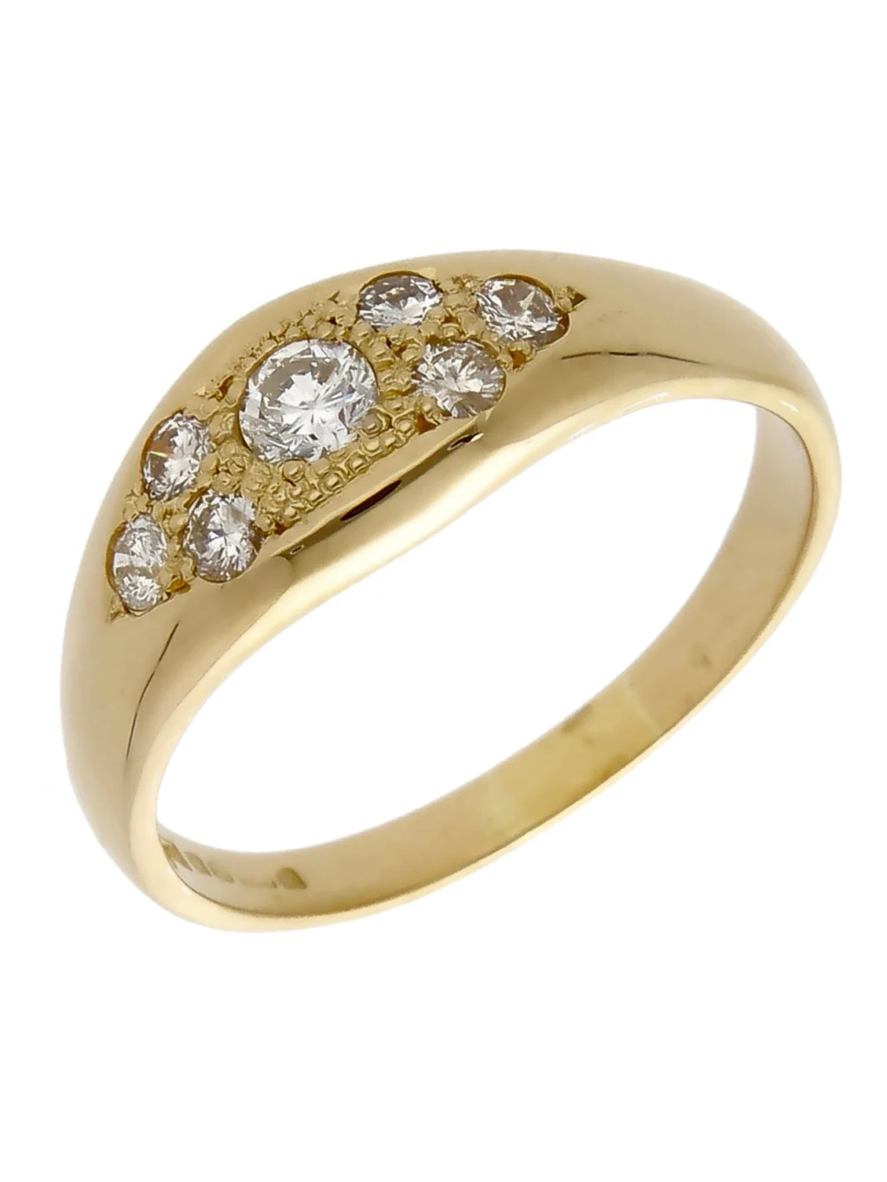 William May 18ct Gold 0.50ct Diamond Signet Style Dress Ring