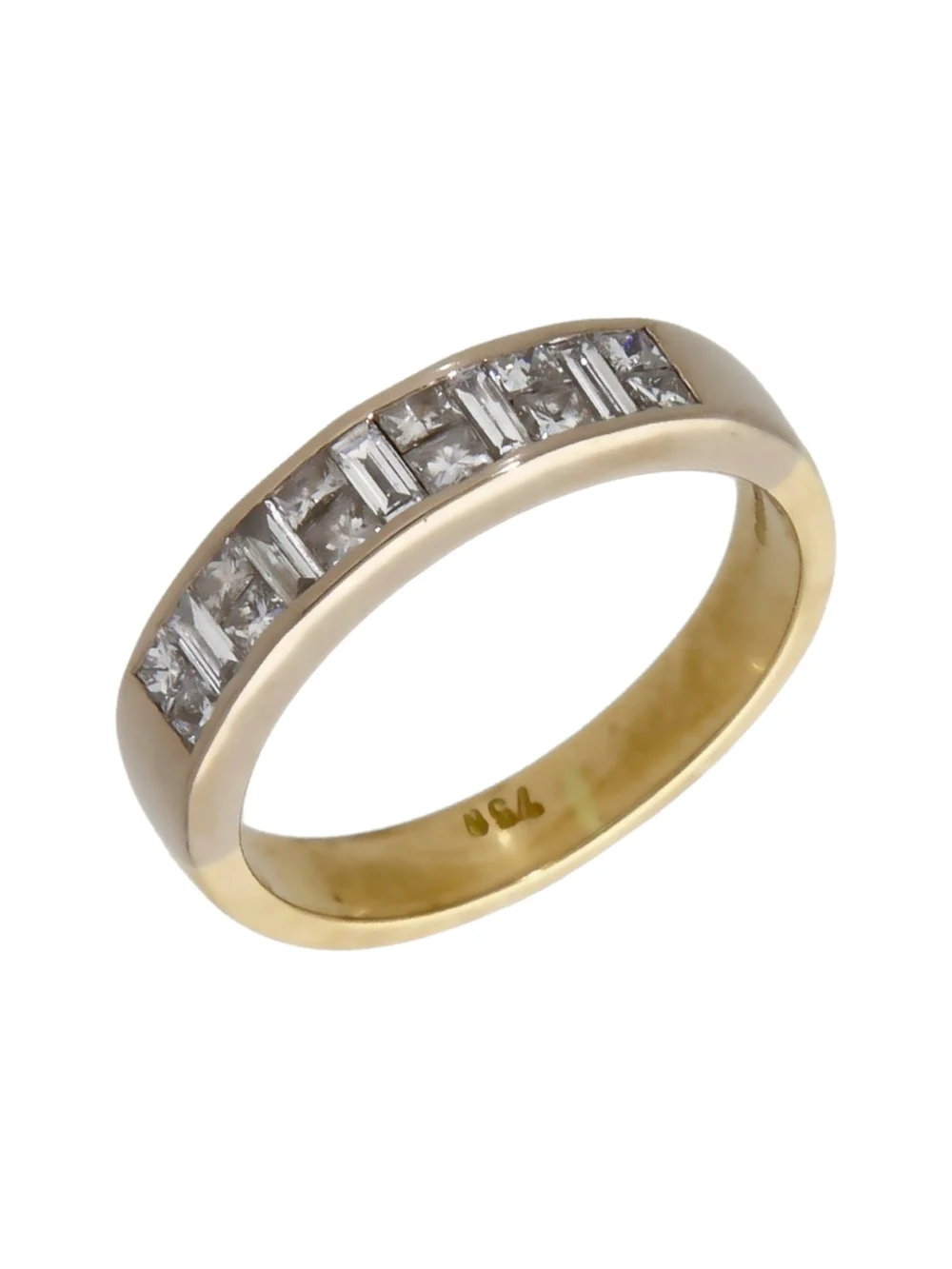 William May 18ct Gold 0.50ct Mixed Cut Diamond Eternity Ring