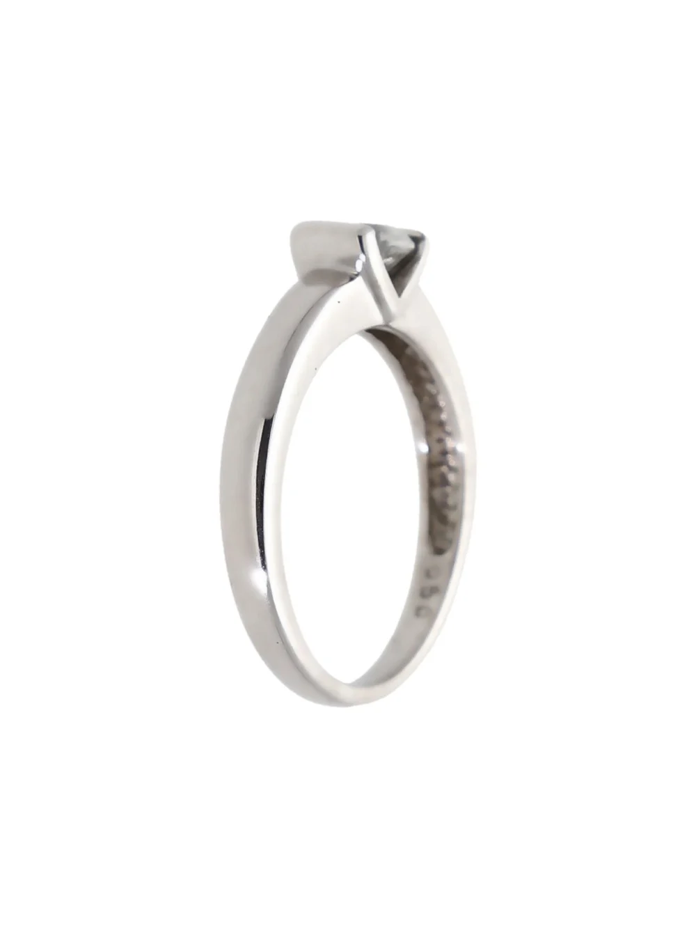 William May 18ct Gold 0.50ct Tension Set Diamond Solitaire Ring, view 2