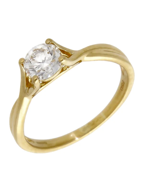 William May 18ct Gold 0.80ct Lab Grown Diamond Solitaire Ring