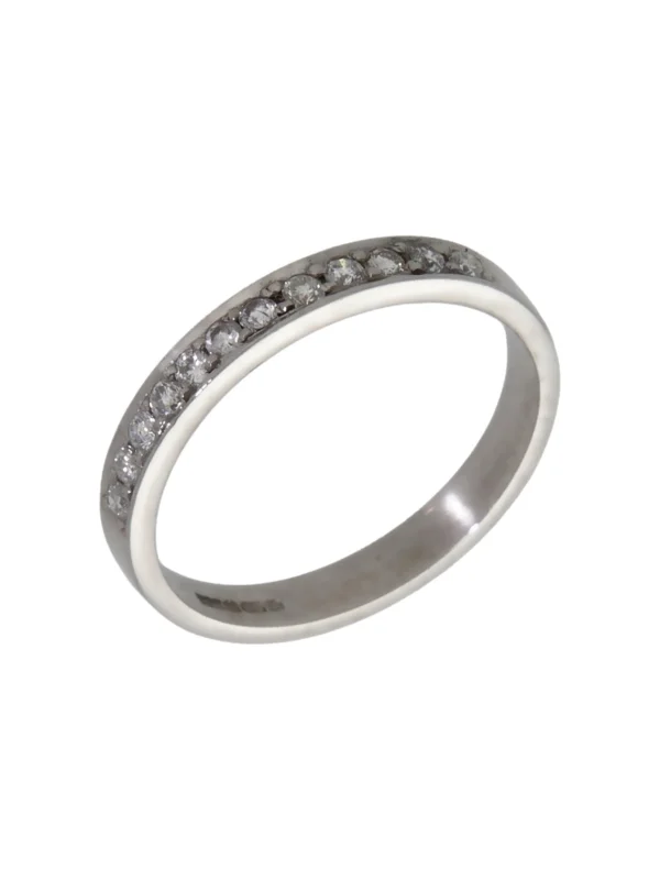 William May 18ct White Gold 0.18ct Diamond Half Eternity Ring
