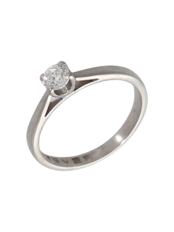 William May 18ct White Gold 0.25ct Diamond Solitaire Ring