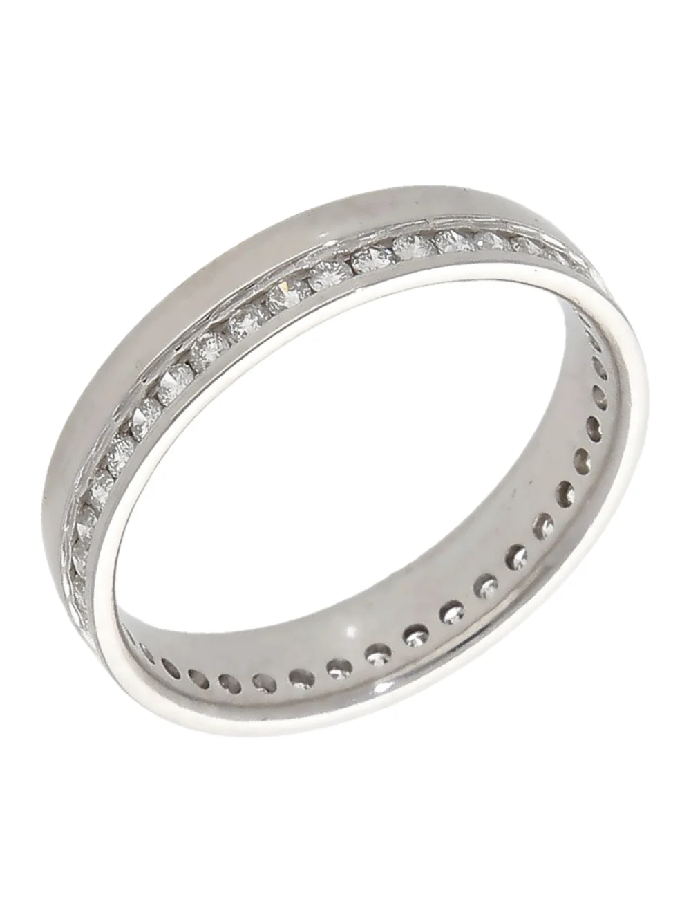 William May 18ct White Gold 0.40ct Diamond Set Wedding Band Ring