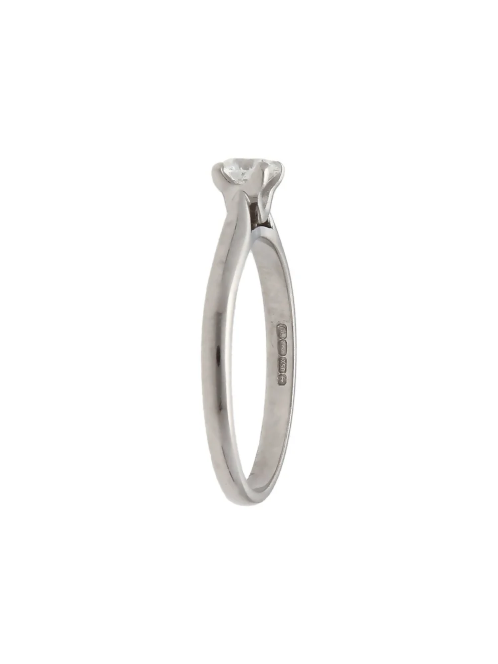 William May 18ct White Gold 0.40ct Diamond Solitaire Ring, view 2