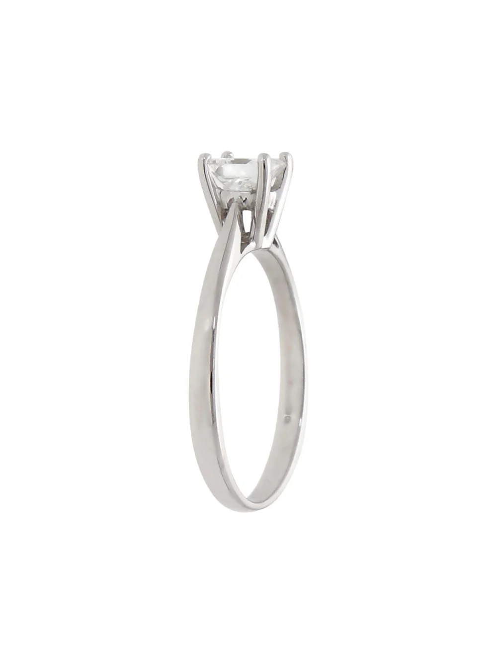 William May 18ct White Gold 0.50ct Princess Cut Diamond Ring, view 2