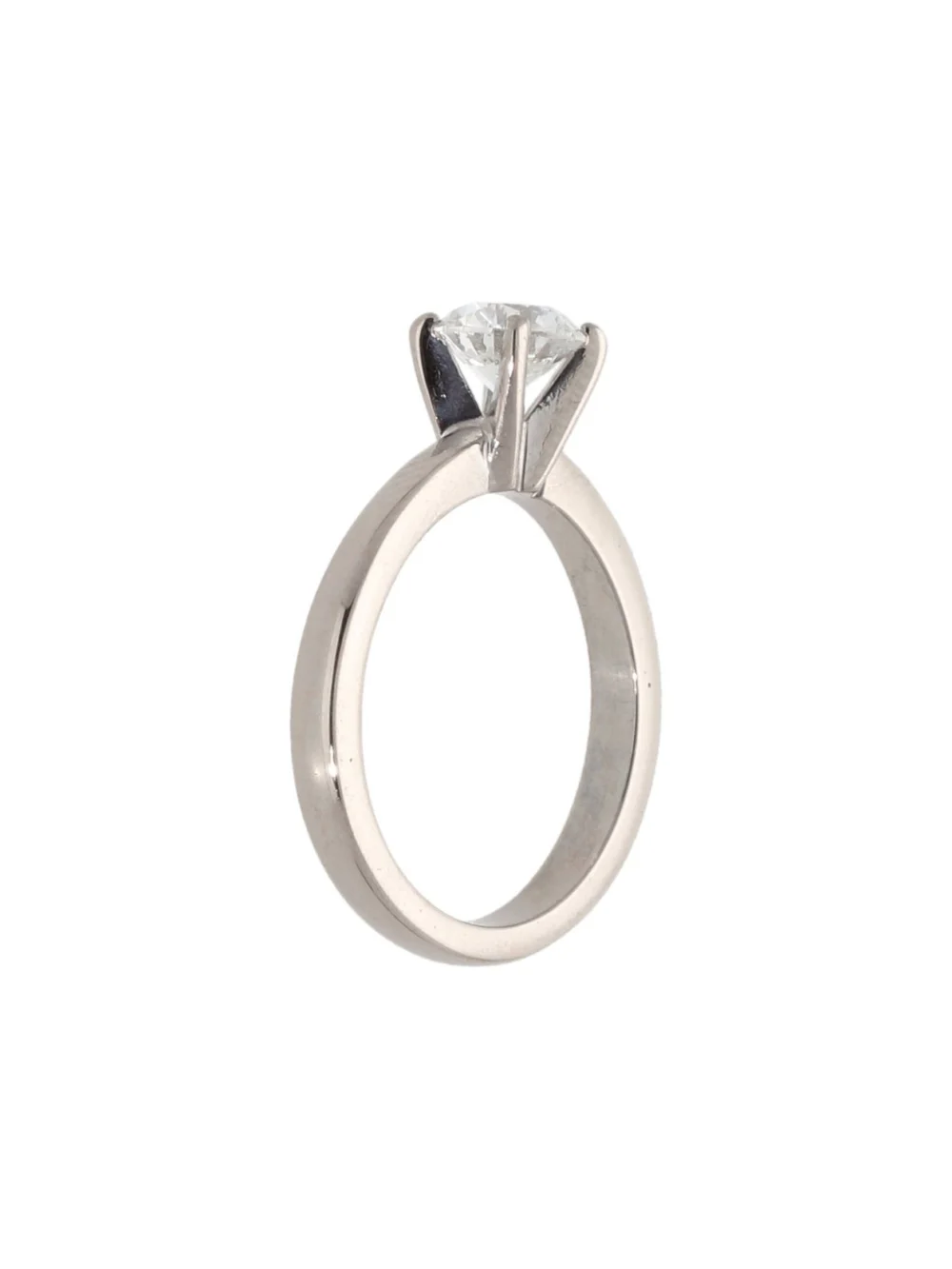 William May 18ct White Gold 0.60 Carat Diamond Solitaire Ring, view 2