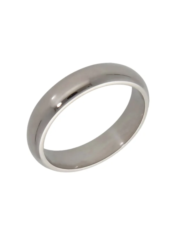 William May 18ct White Gold 4mm Wedding Band Ring