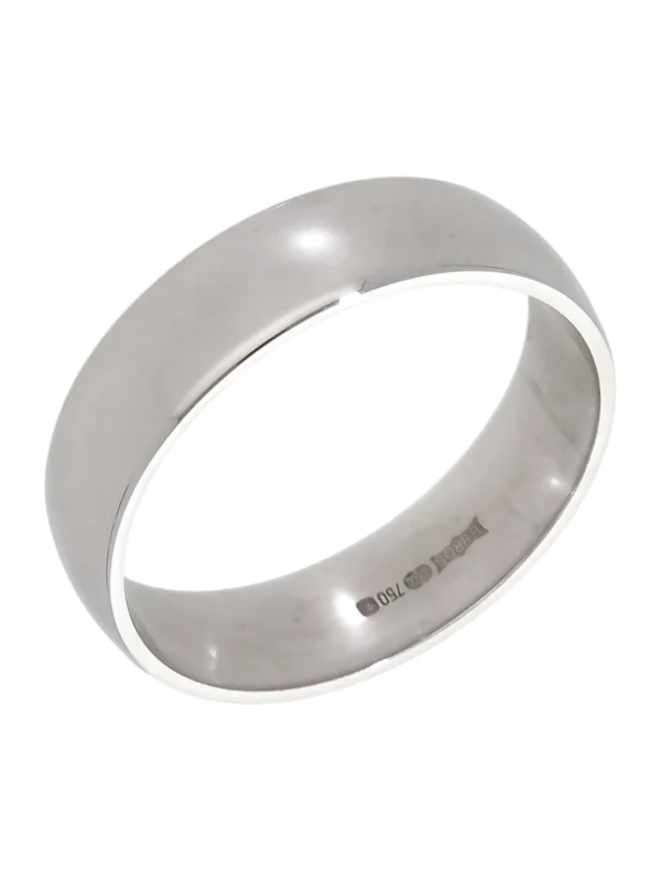 William May 18ct White Gold 5.5mm Wedding Band Ring