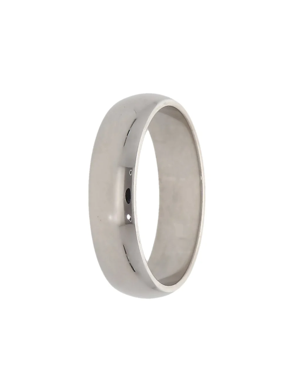 William May 18ct White Gold 5mm Wedding Band Ring, view 2